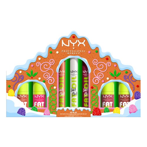 NYX Professional Makeup - Holiday Sneak Peak - Fat Oil Kit - Zestaw prezentowy do makijażu ust 