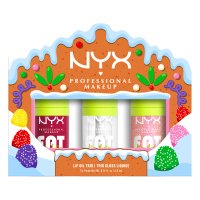 NYX Professional Makeup - Holiday Sneak Peak - Lip Oil Trio - Gift Set of 3 Lip Glosses - 3 x 4.8 ml 