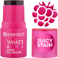 Essence - What a Tint! Staining Lip & Cheek Tint - Soczysty tint do ust i policzków - 5 g - 10 Raspberry Vibes  - 10 Raspberry Vibes 