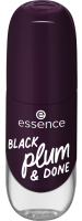 Essence - Gel Nail Colour - Żelowy lakier do paznokci - 8 ml - 84 BLACK PLUM & DONE  - 84 BLACK PLUM & DONE 