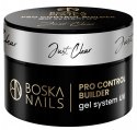 Boska Nails - Pro Control Builder Gel System UV - Żel budujący do paznokci - 15 ml - Just Clear  - Just Clear 