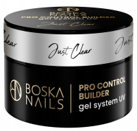 Boska Nails - Pro Control Builder Gel System UV - Żel budujący do paznokci - 15 ml - Just Clear  - Just Clear 
