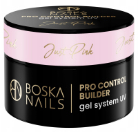 Boska Nails - Pro Control Builder Gel System UV - Żel budujący do paznokci - 15 ml - Just Pink  - Just Pink 