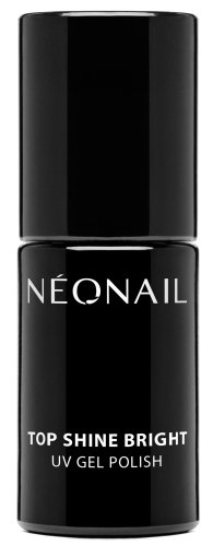 NeoNail - Top Shine Bright - UV GEL POLISH - Przezroczysty top hybrydowy - 7,2 ml 