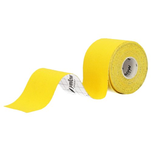 yellowSPORT - yellowTAPE - Kinesiotape - Taśma do kinesiotapingu - 5 cm x 5 m - Żółta