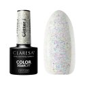 CLARESA - SOAK OFF UV/LED - GLOWING - GLITTER - Lakier hybrydowy do paznokci - 5 g - Glitter 1 - Glitter 1