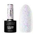 CLARESA - SOAK OFF UV/LED - GLOWING - GLITTER - Lakier hybrydowy do paznokci - 5 g - Glitter 2 - Glitter 2