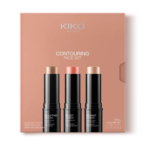 KIKO Milano - Contouring Face Set - Sada na konturování obličeje - 3 x 10 g