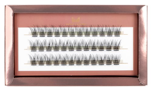 Many Beauty - Many Lashes - V-Lashes Intense - Silk Eyelashes Individuals - Jedwabne rzęsy w kępkach - 0,07mm - C-14mm