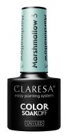 CLARESA - SOAK OFF UV/LED - MARSHMALLOW - Lakier hybrydowy do paznokci - 5 g