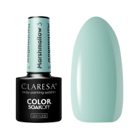 CLARESA - SOAK OFF UV/LED - MARSHMALLOW - Lakier hybrydowy do paznokci - 5 g - 3 - 3