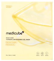 Medicube - Kojic Acid - Turmeric Brightening Gel Mask - Rozświetlająca maska do twarzy z kwasem kojowym - 28 g