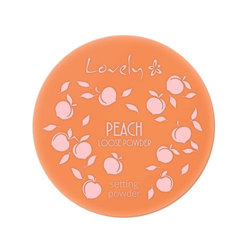 Lovely - Peach Loose Powder - Setting Powder - Puder do twarzy - 9 g