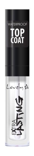 Lovely - Extra Lasting - Waterproof Top Coat - Nabłyszczający top coat do ust - Wodoodporny - 3,6 g 