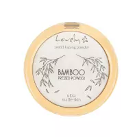 Lovely - Bamboo Pressed Powder - Matujący puder bambusowy do twarzy - 9 g