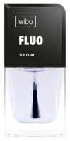 WIBO - Fluo Top Coat - Bezbarwny top do paznokci UV - 8,5 ml