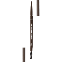 WIBO - Feather Brow Creator - Superslim Eyebrow Pencil With a Brush - Dark Brown - 02 Dark Brown