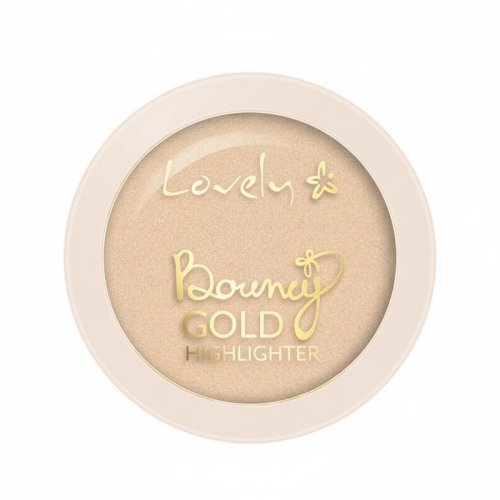 Lovely - Bouncy Gold Highlighter - Rozświetlacz do twarzy - 3,5 g 