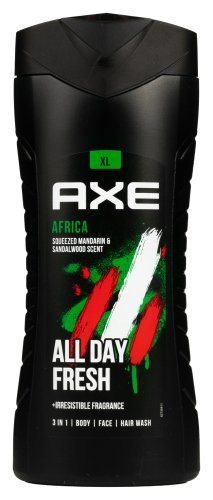 AXE - AFRICA BODYWASH ENERGY BOOST - Żel pod prysznic dla mężczyzn - Mandarynka & Drzewo Sandałowe - 400 ml