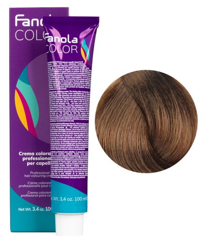 Fanola - Color - Professional Hair Colouring Cream - Farba do włosów - 8.14 Cacao - 100 ml