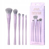 Jessup - Everyday Glam Collection - 5pcs Everyday Essentials Brush Set - Zestaw 5 pędzli do makijażu twarzy i oczu - Luxury Purple - T515
