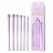 Jessup - Everyday Glam Collection - 6pcs Everyday Essentials Brush Set - Set of 6 Eye Makeup Brushes - Luxury Purple - T516
