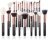 JESSUP - Individual Brushes Set - Zestaw 25 pędzli do makijażu - T155 Black/Rose Gold