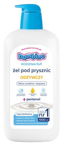 Bambino - FAMILY - Nourishing shower gel for sensitive and atopic skin - 1000 ml