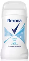 Rexona - Cotton Dry Anti-Perspirant 48H - Antyperspirant w sztyfcie dla kobiet - 50 ml