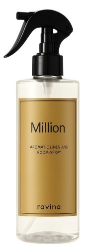 Ravina - Million - Aromatic Linen and Room Spray - Odświeżacz do tkanin i pomieszczeń - 200 ml 