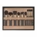 Many Beauty - Many Brushes - Chocolate - Zestaw 26 profesjonalnych pędzli do makijażu 