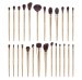 Many Beauty - Many Brushes - Gold - Zestaw 26 profesjonalnych pędzli do makijażu 