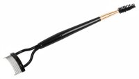 Many Beauty - 2-in-1 Eyelash Separator and Eyebrow Brush - Black