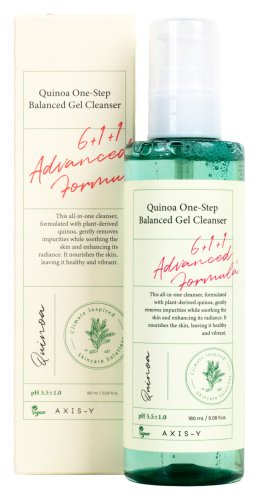 AXIS-Y - Quinoa One-Step Balanced Gel Cleanser - Żel oczyszczający do twarzy - 180 ml