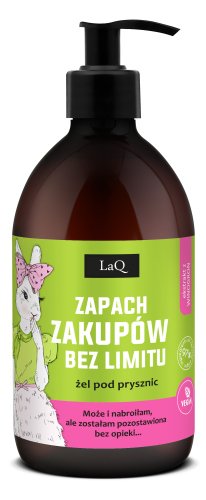 LaQ - Zapach Zakupów bez Limitu - Kiwi i Winogrona - Żel pod prysznic - 500 ml