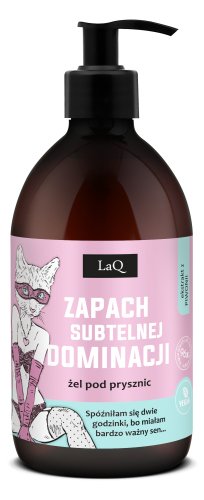 LaQ - Zapach Subtelnej Dominacji - Piwonia - Naturalny żel pod prysznic dla kobiet - 500 ml   