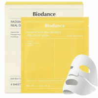 Biodance - Radiant Vita Niacinamide - Real Deep Mask - Rozjaśniająca maseczka do twarzy w płachcie - 4 szt