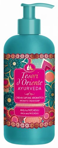 Tesori d'Oriente - AYURVEDA - Aromatic Cream Soap - Kremowe mydło w płynie - Amla i Paczula - 300 ml   