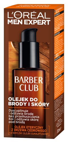 L'Oréal - MEN EXPERT - BARBER CLUB OIL - Olejek do pielęgnacji brody i skóry