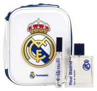 Air-Val - Real Madrid - Perfume Gift Set - Męski zestaw prezentowy w kosmetyczce - Woda toaletowa 100 ml + Mini Woda toaletowa 10 ml 