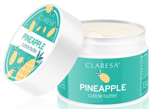 CLARESA - Cuticle Butter - Masełko do skórek - Pineapple - 13 g