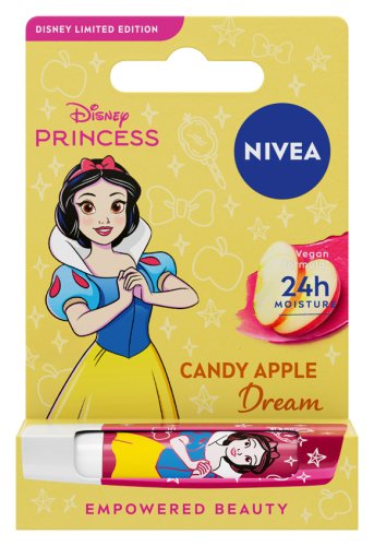 Nivea - Disney Princess - Caring Lip Balm - Candy Apple - Snow White - Disney Limited Edition - 4.8 g