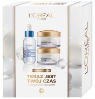 L'Oréal - Ekspert Wieku - Zestaw prezentowy do pielęgnacji skóry dojrzałej - Krem do twarzy 60+ na dzień 50 ml + Krem do twarzy 60+ na noc 50 ml + Serum z kolagenem 30 ml