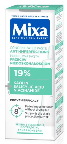 Mixa - Concentrated Paste Anti-Imperfections - Punktowa pasta na niedoskonałości - 15 ml