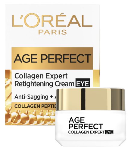 L'Oréal - AGE PERFECT - COLLAGEN EXPERT - Retightening Cream Eye - Ujędrniający krem pod oczy - 15 ml 