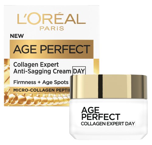 L'Oréal - AGE PERFECT - COLLAGEN EXPERT - Anti-Sagging Cream - Firming day face cream - 50 ml