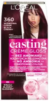 L'Oréal - Casting Créme Gloss - Ammonia-free hair color care - 360 Cherry Black