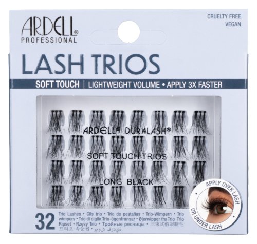 ARDELL - Soft Touch Trios - Triple eyelash clusters - LONG BLACK