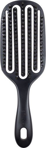 KillyS - Boar Bristle Brush - Szczotka do włosów z włosiem dzika i szpilkami - Czarna
