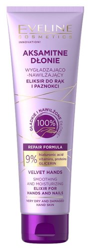 Eveline Cosmetics - VELVET HANDS - Smoothing and Moisturizing Elixir for Hands and Nails - 100 ml